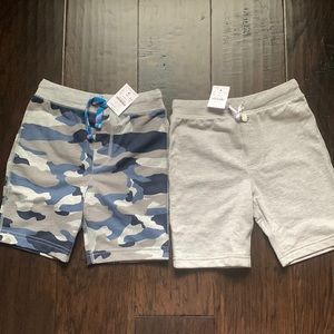 NWT CrewCuts Sweatshorts Shorts Size Small (6-7) 2 Pairs